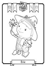 coloring page Evie